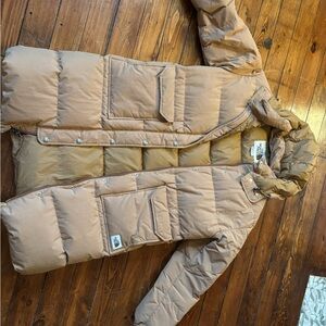 The North Face Tan Puffer Jacket